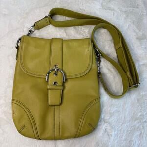y2k Coach Lime Green Crossbody